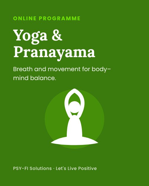 Yoga and Pranayama online programme